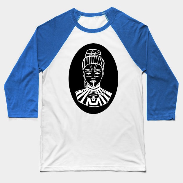 Shuri Baseball T-Shirt by legendsinink